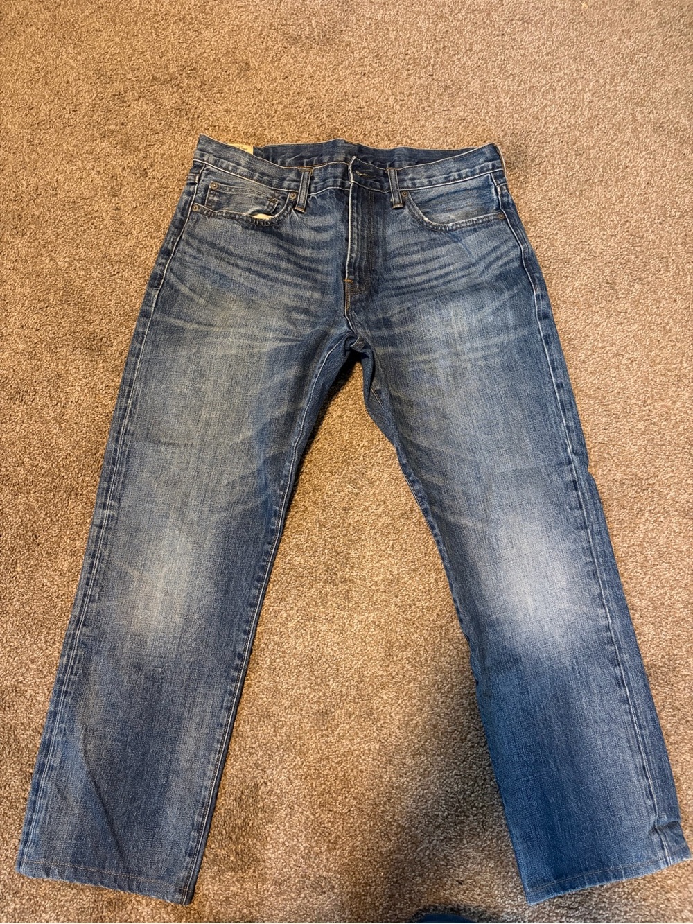 J. Crew Slim Straight Men's Jeans in Medium Blue Wash